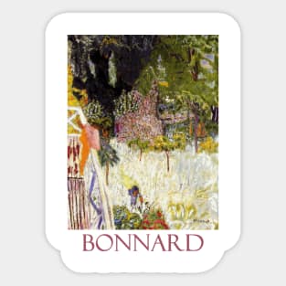 Balcony at Vernonnet (1920) by Pierre Bonnard Sticker